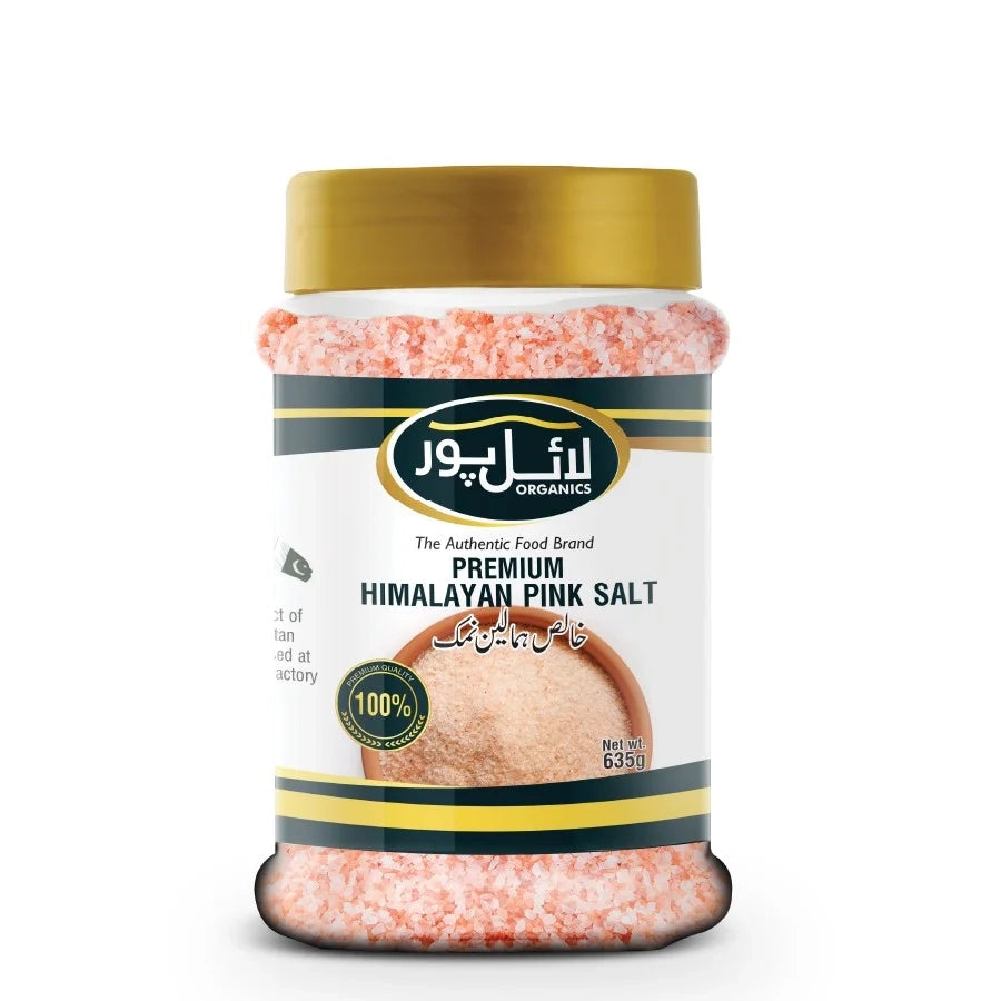 Pink Himalayan Salt (Khewra Rock Salt) 635g – 100% Natural & Mineral-Rich | No Preservatives & Pure